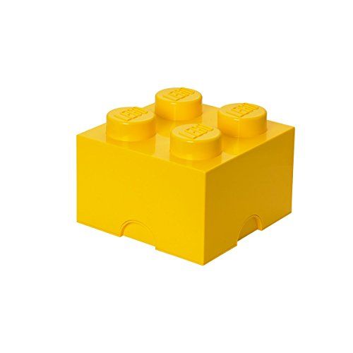 Lego stockage brique 4 Medium Jaune